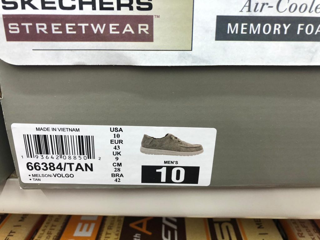 skechers made in vietnam