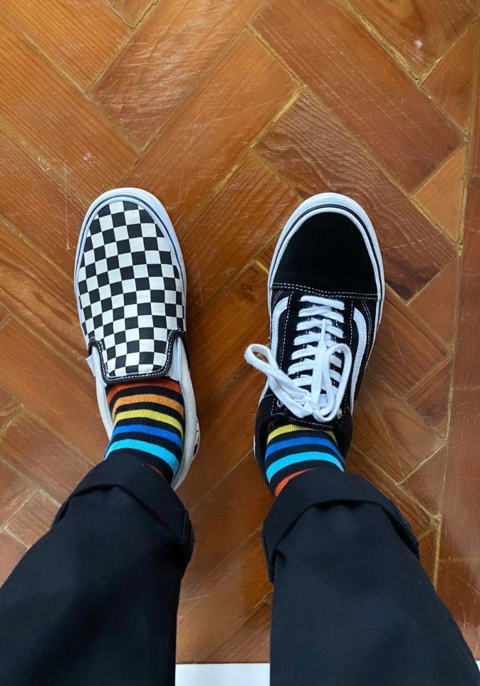 slip resistant black vans