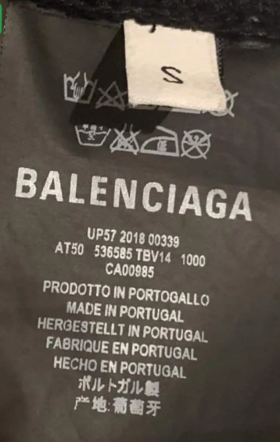 Is Balenciaga Made In Portugal