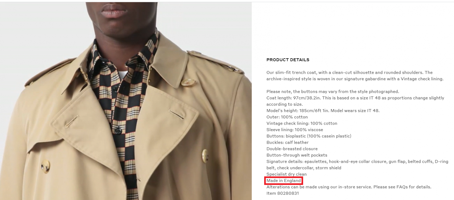 Where Is Burberry Made? Is It In England? The Men Hero
