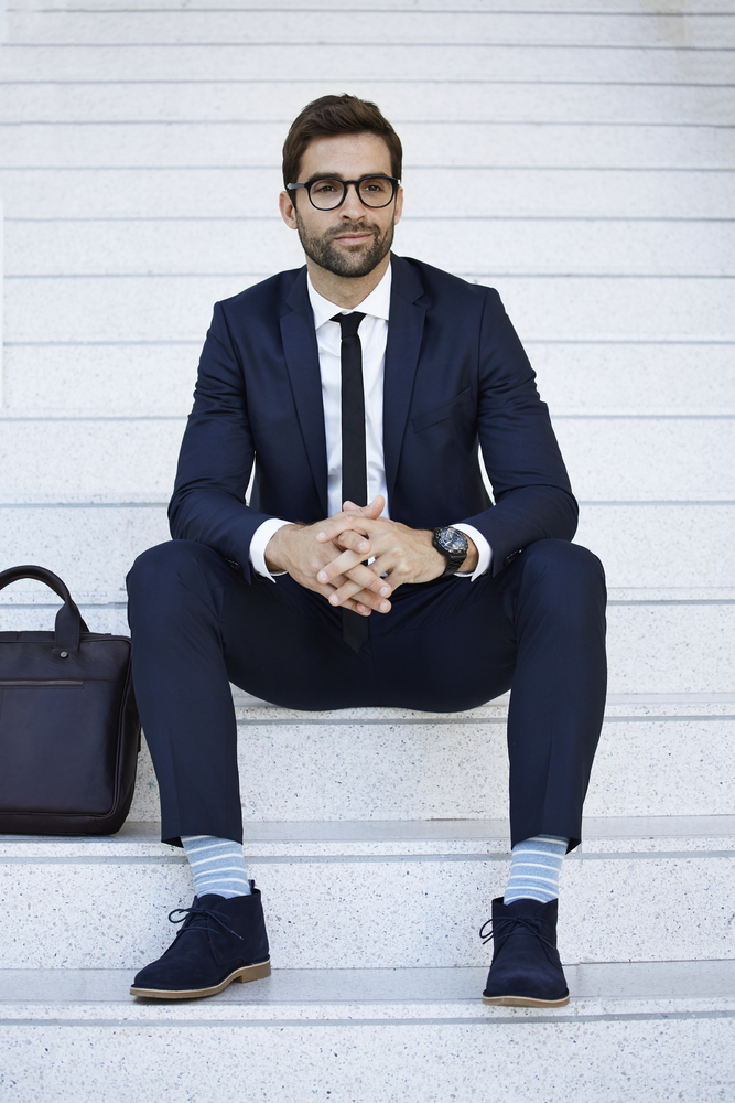 What Color Dress Socks With Navy Suit