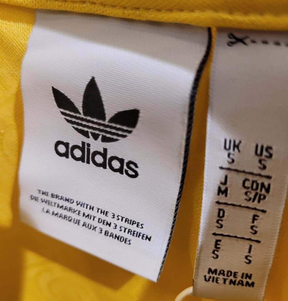 Adidas made in china vs vietnam quilapayun hotsell