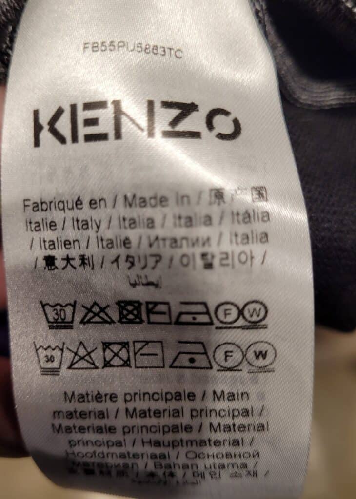Is Kenzo Made In Italy