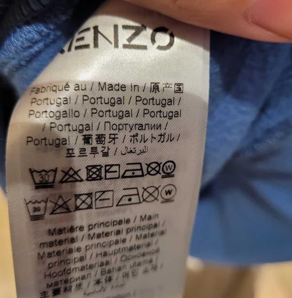 Is Kenzo Made In Portugal
