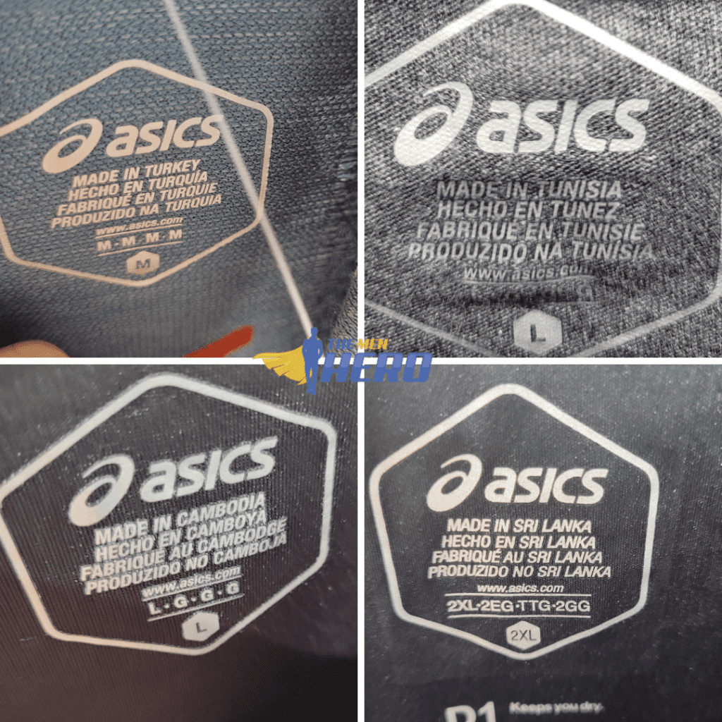 asics made in