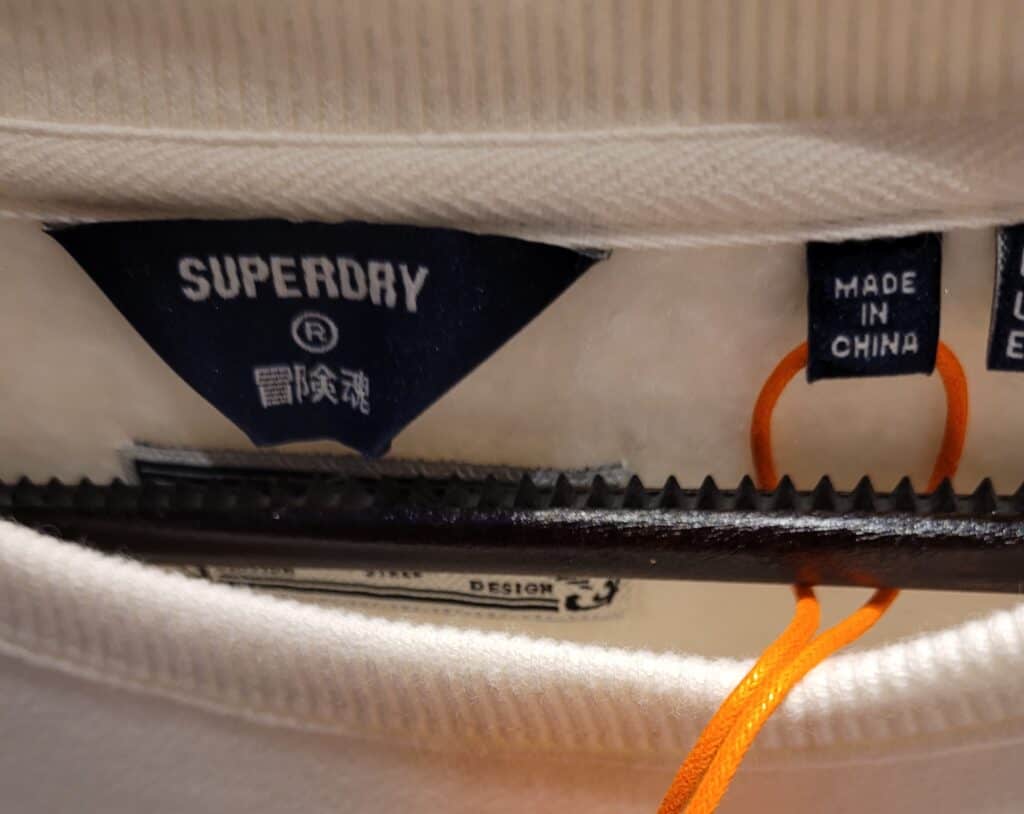 Is Superdry Made In China