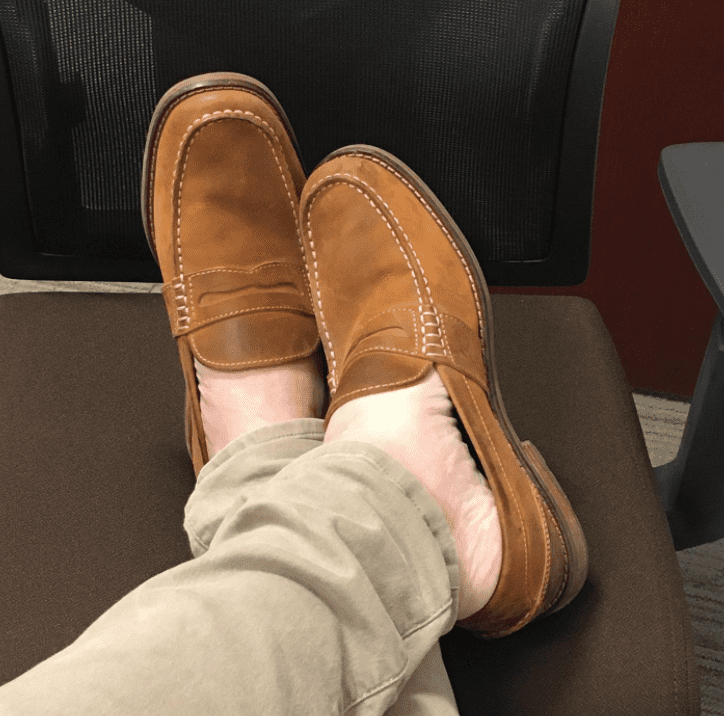 How to wear no show socks with loafers