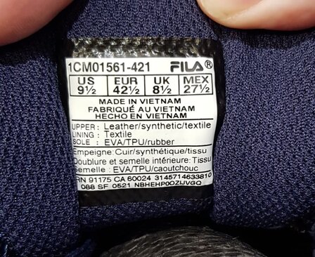 Is Fila Made In Vietnam