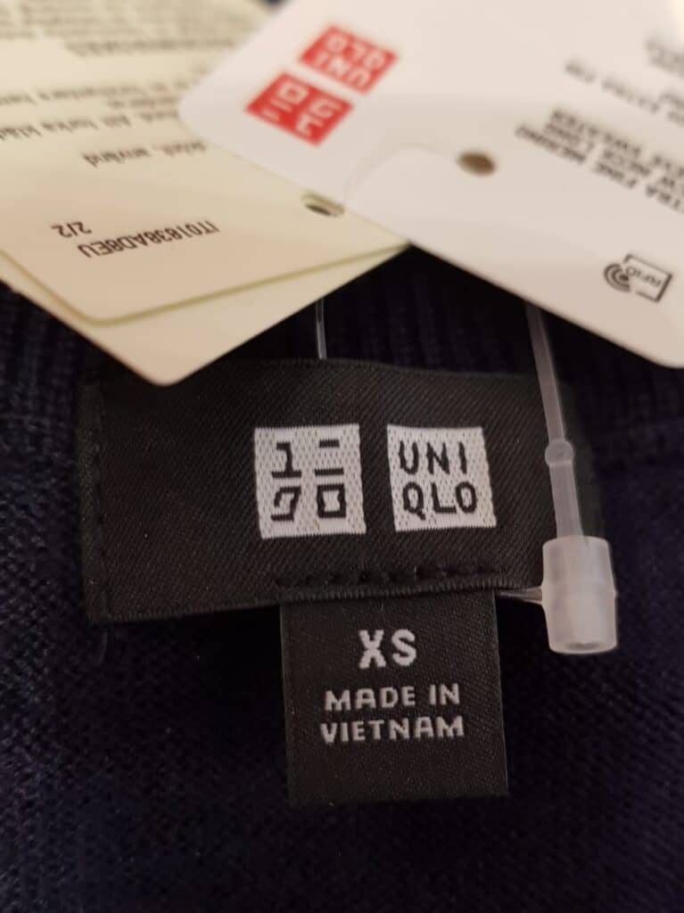 Is Uniqlo made in vietnam