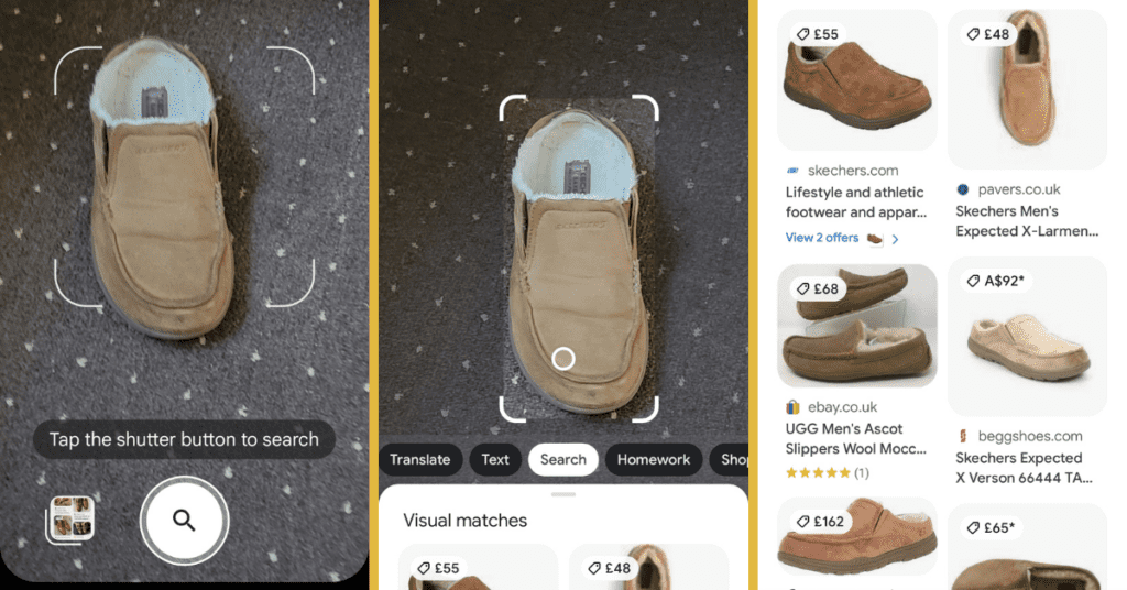 How To Find Shoes From A Picture With Google Lens 1