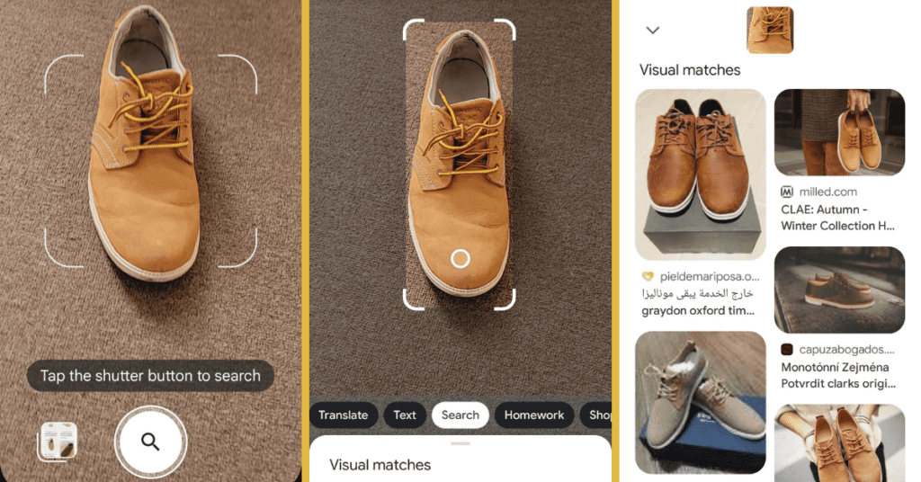 How To Find Shoes From A Picture With Google Lens 3