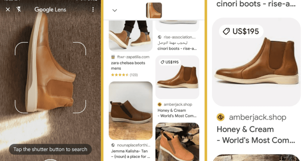 How To Find Shoes From A Picture With Google Lens 4
