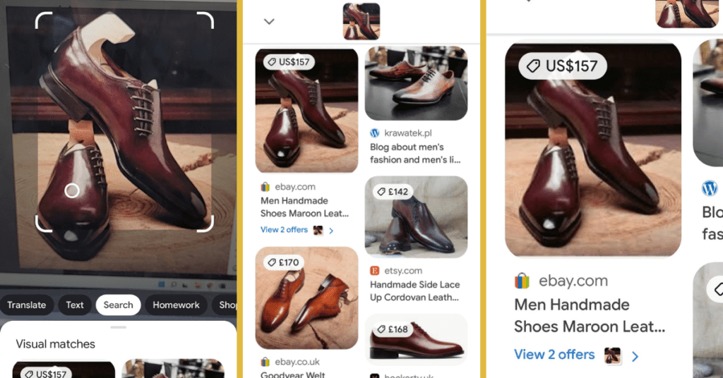 How To Find Shoes From A Picture With Google Lens 5
