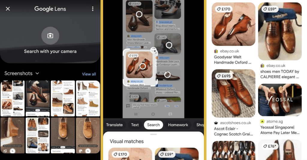 How To Find Shoes From A Picture With Google Lens 6