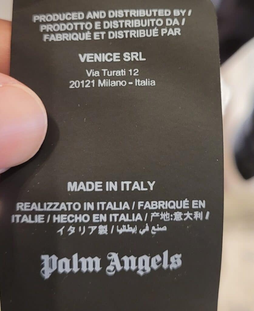 Is Palm Angels Made In Italy