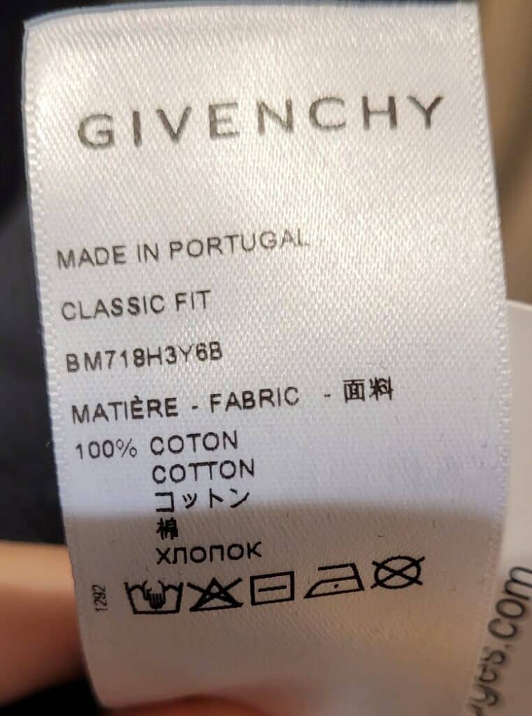 Is Givenchy Made In Portugal