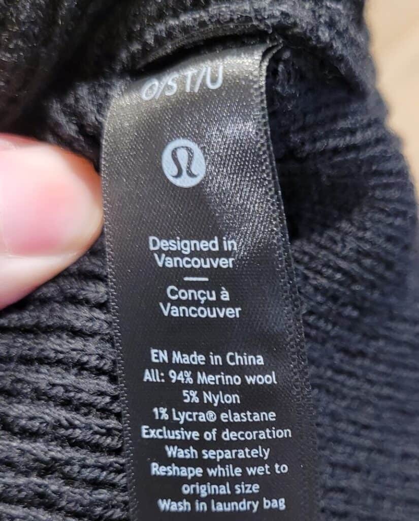 Is Lululemon Made In China