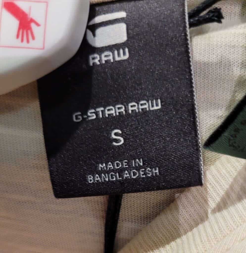 Is G Star Raw Made In Bangladesh