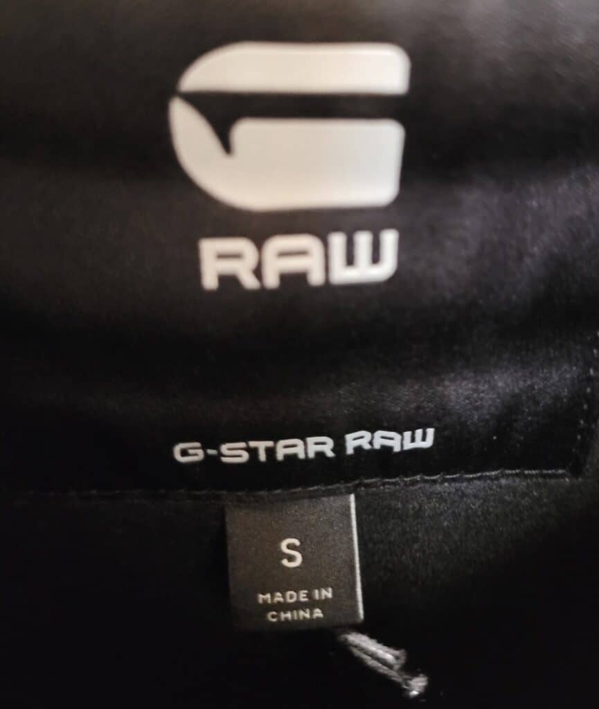 Is G Star Raw Made In China