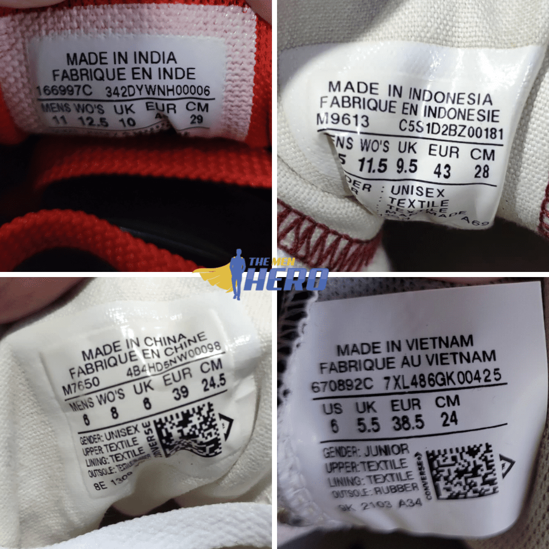 Where Are Converse Made? In The US? The Men Hero