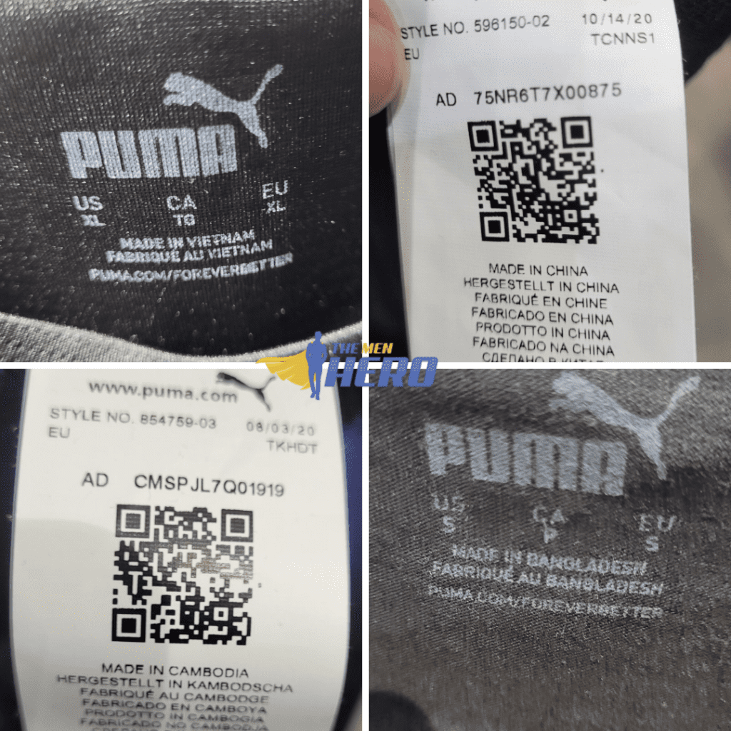 Where are cheap puma shoes manufactured