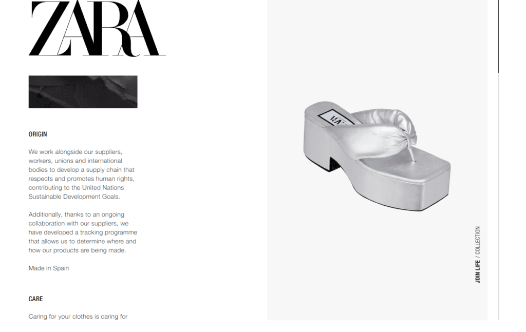 Is Zara manufactured in spain