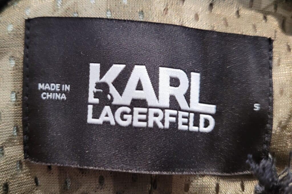 Is Karl Lagerfeld Made In China