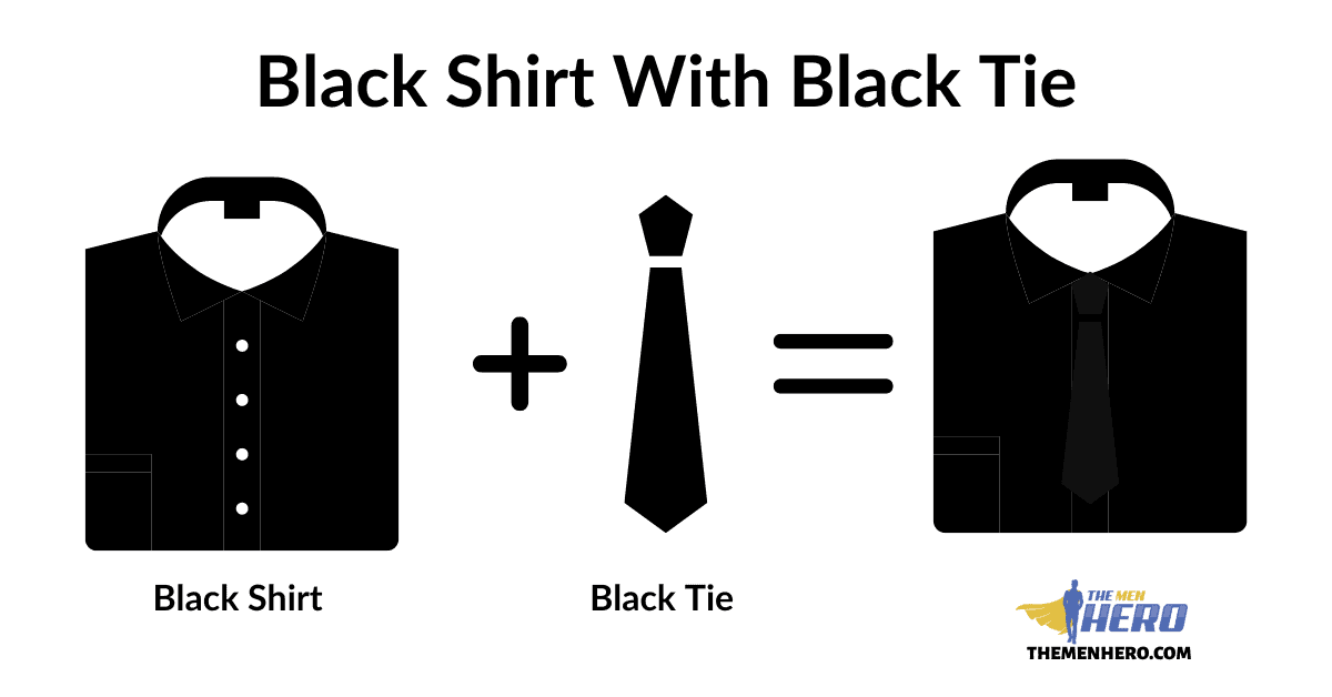 What Color Tie Goes With A Black Shirt? (With Outfit Ideas) The Men Hero