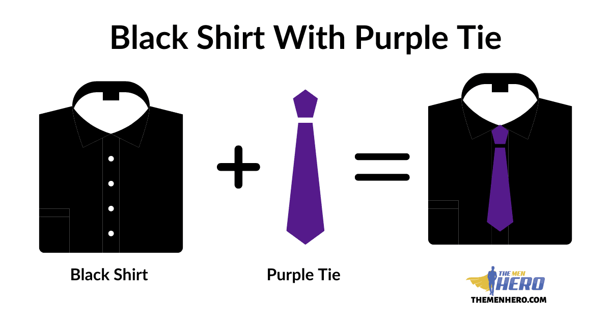 What Color Tie Goes With A Black Shirt? (With Outfit Ideas) The Men Hero