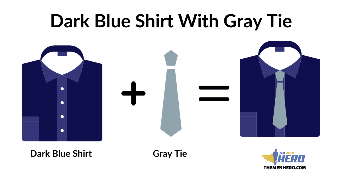 What Color Tie Goes With A Dark Blue Shirt? (With Outfit Ideas) The