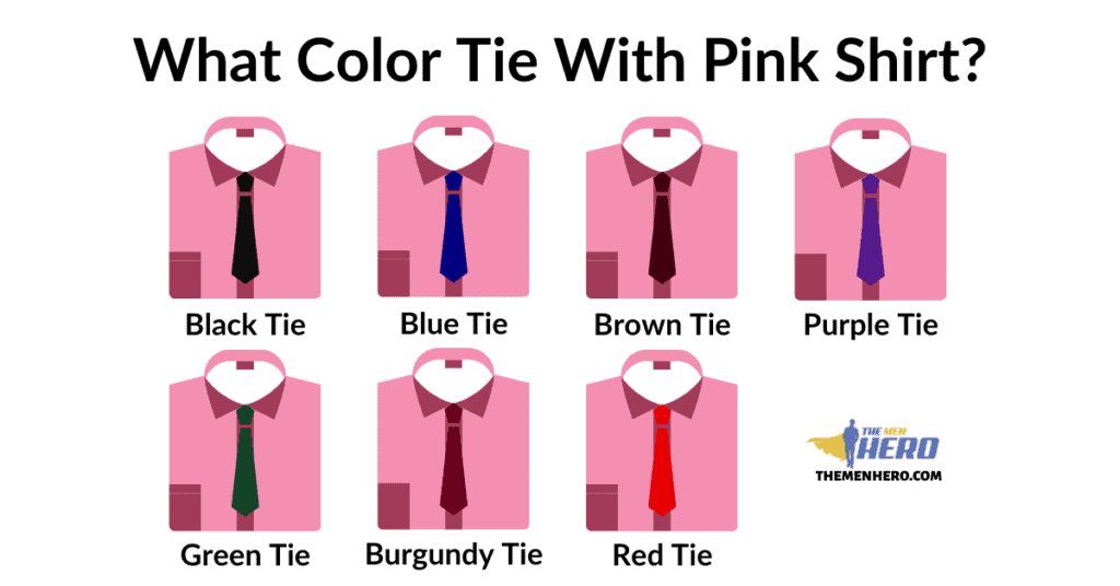 What Color Tie Goes With A Pink Shirt