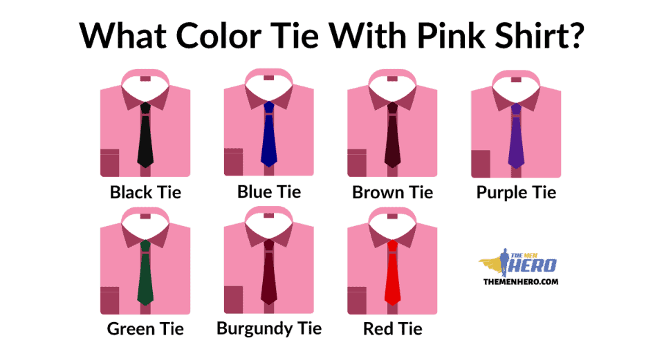 What Color Tie Goes With A Pink Shirt With Outfit Ideas The Men Hero