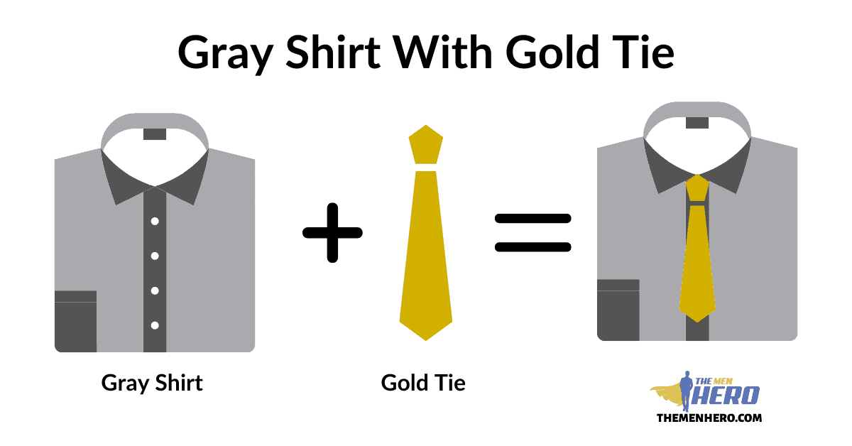 What Color Tie Goes With A Gray Shirt? (With Outfit Ideas) - The Men Hero