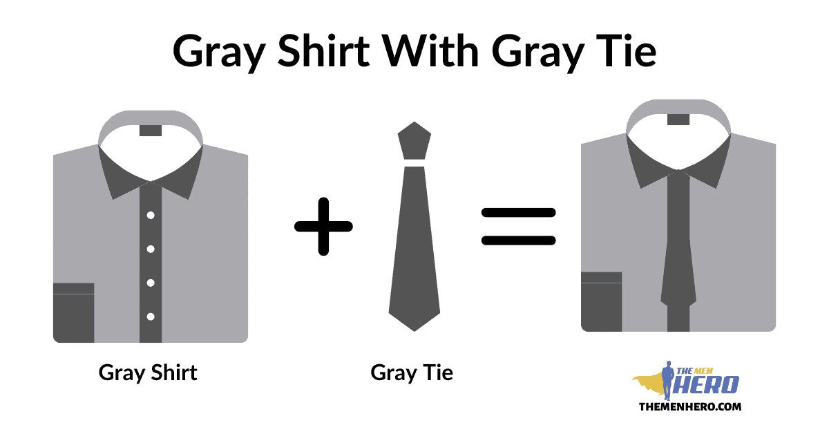 What Color Tie Goes With A Gray Shirt? (With Outfit Ideas) The Men Hero