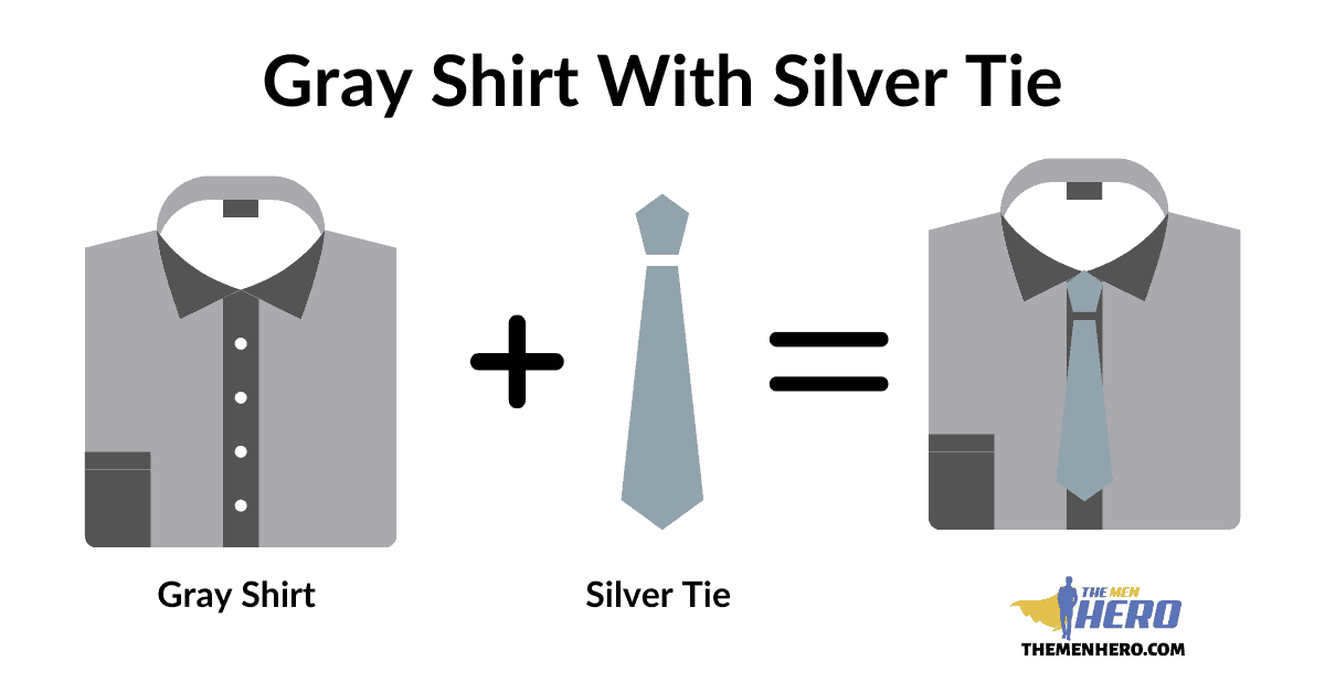 What Color Tie Goes With A Gray Shirt? (With Outfit Ideas) The Men Hero