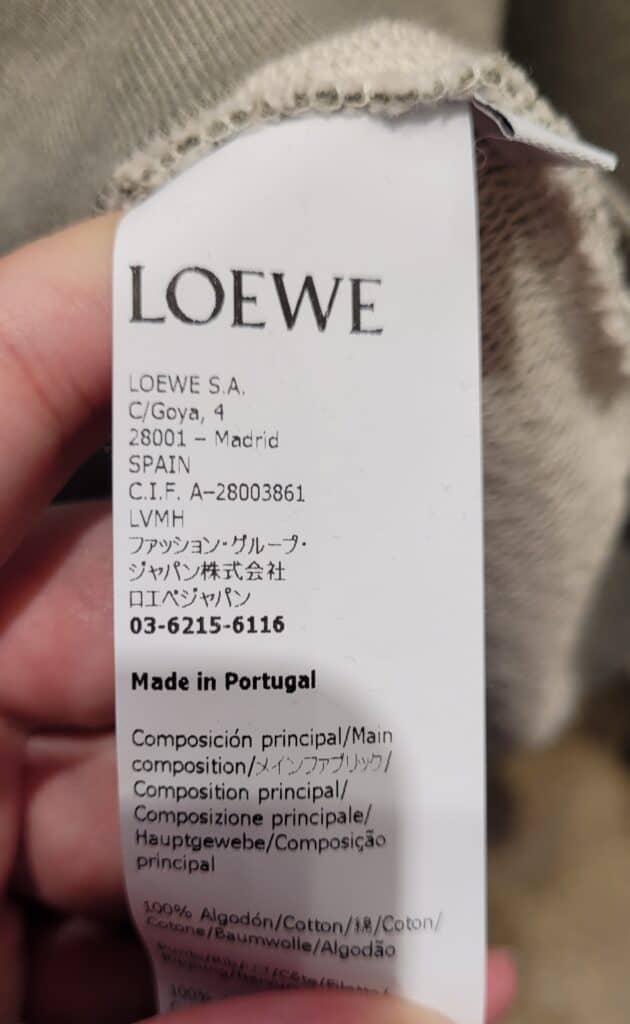 Is Loewe Made In Portugal