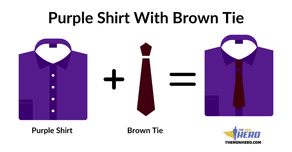 light purple shirt what color tie
