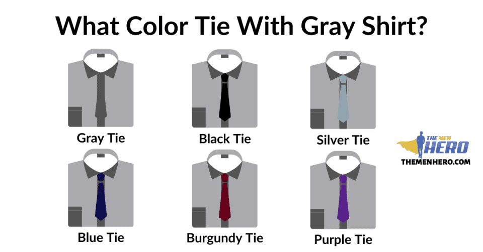 What Color Tie Goes With A Gray Shirt? (With Outfit Ideas) - The Men Hero