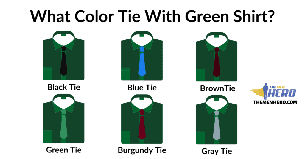 What Color Shirt Goes With Green Tie