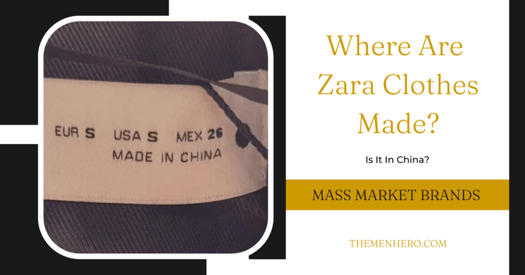 Fashion Brands - Where is zara made