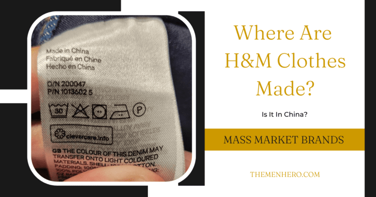 Where Are H&M Clothes Made? In China?