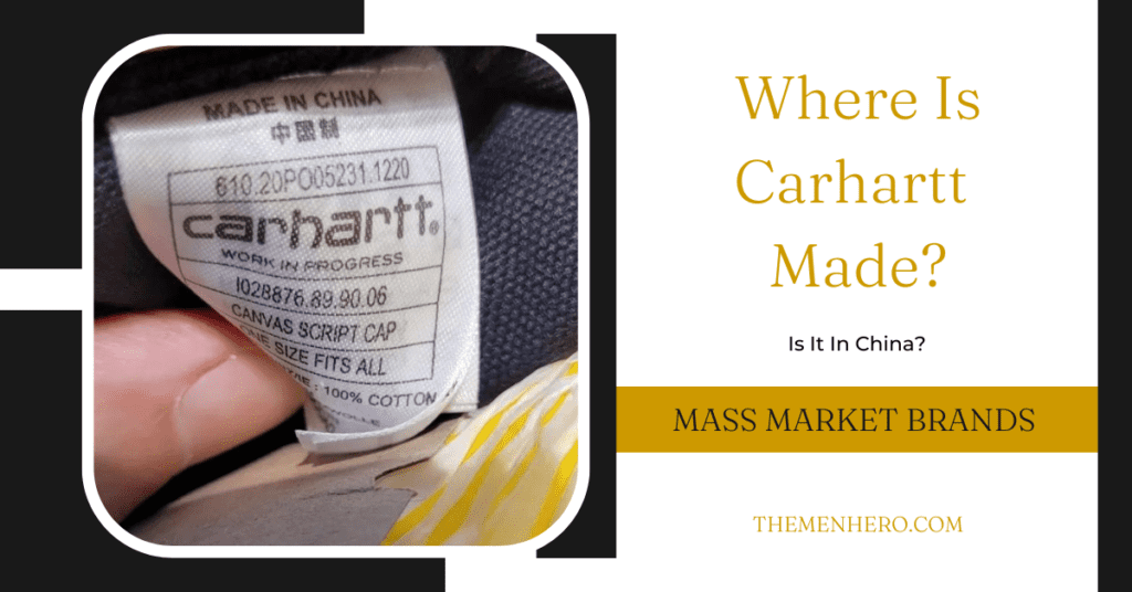 Fashion Brands - where is carhartt manufactured