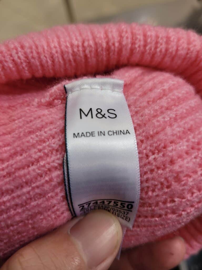 Are M&S Clothes Made In China